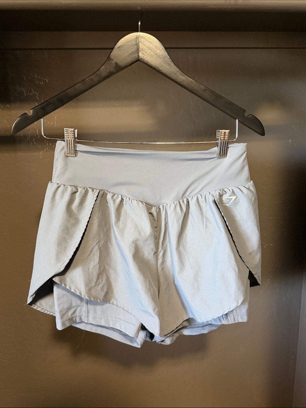 Gymshark Light Blue Women’s Athletic Skort Shorts